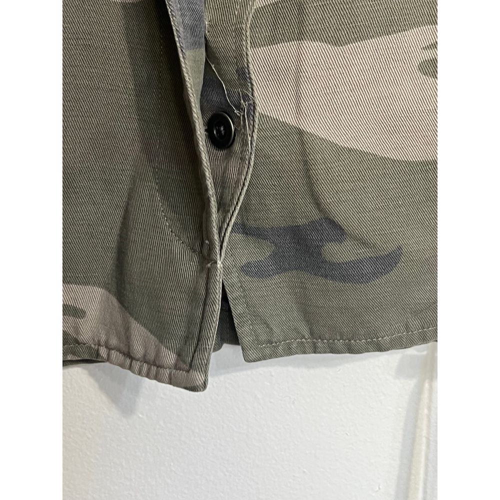 Rails Linen Blend Jacket Size XS Mint Maverick Sage Camo - Picture 4 of 8